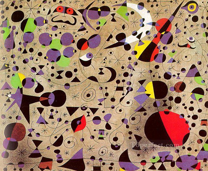 The Poetess Joan Miro Oil Paintings